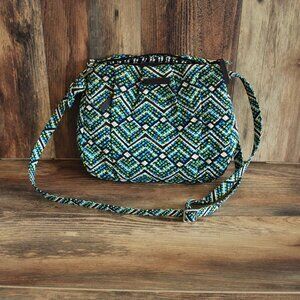 Vera Bradley Hadley Rain Forest Crossbody Quilted Bag